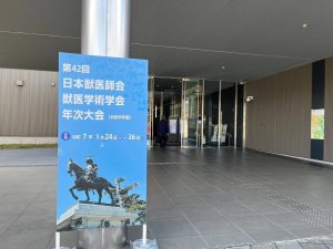 Read more about the article 第42回日本獣医師会 獣医学術学会 年次大会にて